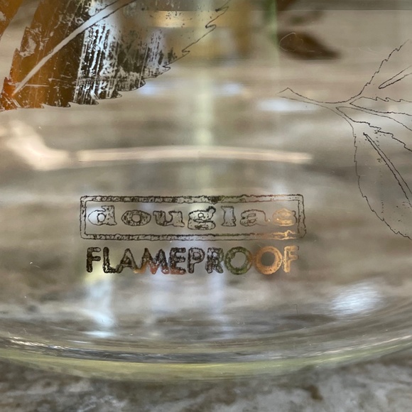 Donald Douglas Gold Leaf Flameproof Tea Maker with Gold Tea Infuser - Vintage - Picture 9 of 11